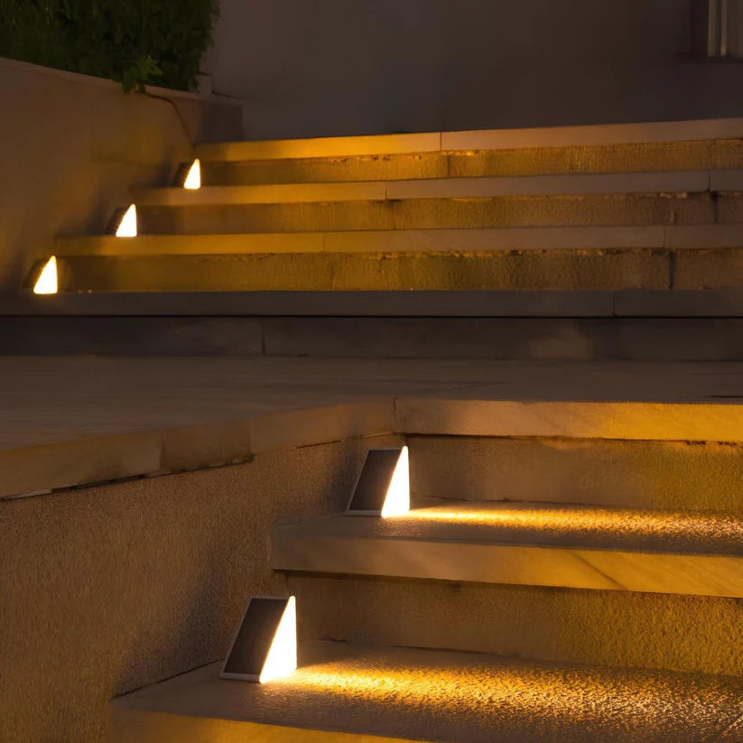 Solar Powered Stair Lights